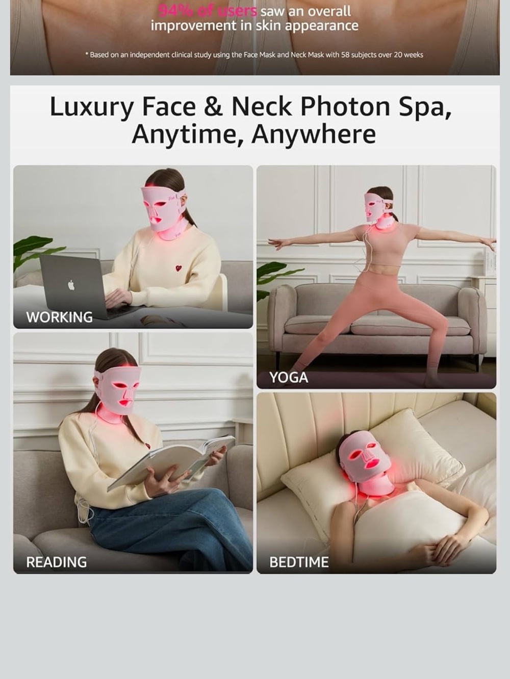 Brand new Ifae LED Face & Neck Mask - Picture 4 of 5